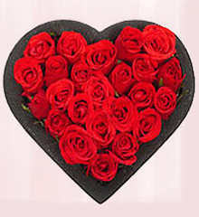 Corazon de Rosas de Florerias en el DF