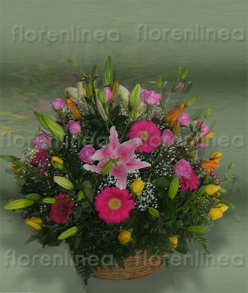 Arreglo de Rosas y Gerberas 01